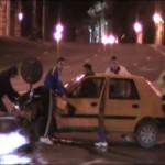 video: tamponare între o dacie şi o limuzină bmw în intersecţia de la ramada