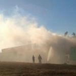 Foto: Incendiu la Caucho Metal Productos în Şelimbăr