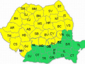 cod galben de grindină şi vijelie în tot judeţul sibiu