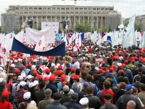 Sindicaliştii sibieni nu au mai mers la miting la Bucureşti, din respect pentru Băsescu