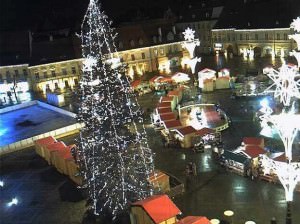 surpriză! iluminatul de sărbători se aprinde în weekend la sibiu