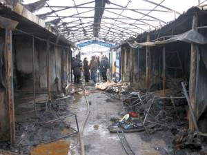 Pavilion încălzit în locul chioşcurilor incendiate la Târgul Obor