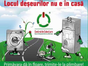 sâmbătă se colectează deşeurile de echipamente electrice şi electronice, în sibiu