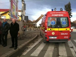 Biciclist accidentat în municipiul Sibiu