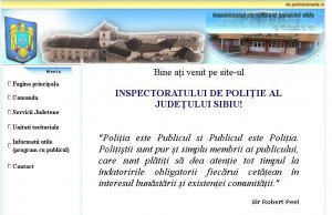 Pagina de internet a IPJ Sibiu disponibilă şi pentru nevăzători