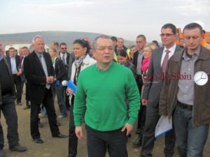 boc şi boagiu au inaugurat un nou şantier al autostrăzii orăştie-sibiu