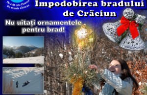 Poftiţi la „Împodobirea bradului de Crăciun” pe Valea Caselor la Răşinari