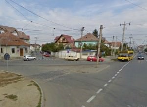 accident în sibiu la intersecția calea dumbrăvii cu panait cerna