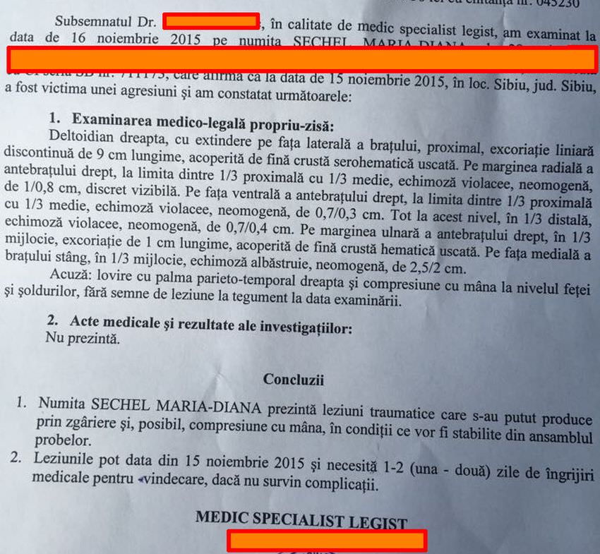 certificat medico legal