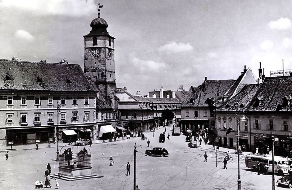 hermannstadt ,sibiu, nagyszeben - großer ring ,piaţa mare - sec. xx