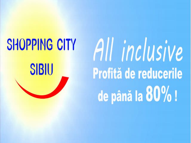 încep reducerile la shopping city sibiu