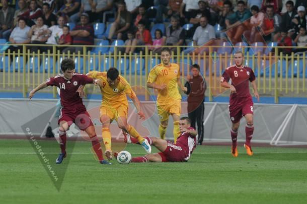 mediașul a purtat noroc naționalei de tineret. românia a bătut cu 2-0 letonia