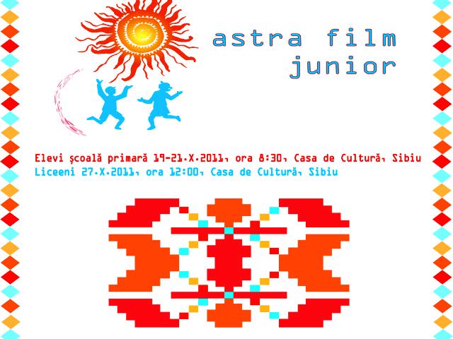 educaţie prin imagine pentru câteva mii de copii, la astra film junior 2011