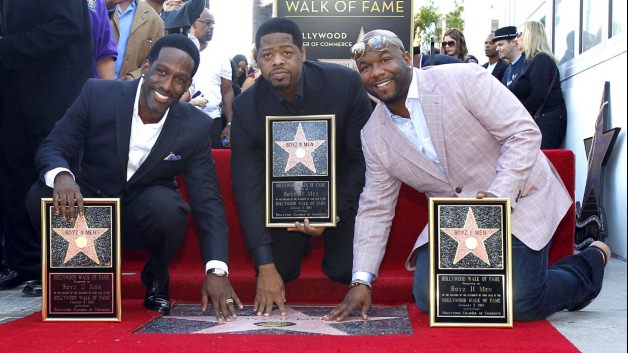 grupul boyz ii men a primit o stea pe walk of fame din hollywood