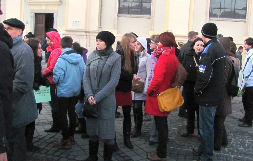 mitinguri în fiecare zi până în 24 ianuarie la sibiu