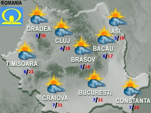 Avem parte de weekend însorit. Vezi prognoza meteo!