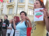 video foto noi proteste la sibiu faţă de proiectul roşia montană: „vrem aer şi natură, nu aur şi cianură“