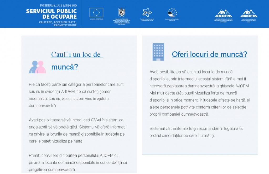 Sibienii pot afla direct de pe telefonul mobil locurile de muncă vacante. Un robot anunţă telefonic postul potrivit