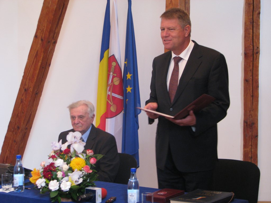 Horst Klusch este noul cetăţean de onoare al municipiului Sibiu