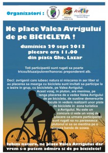 ne place valea avrigului de pe bicicleta!