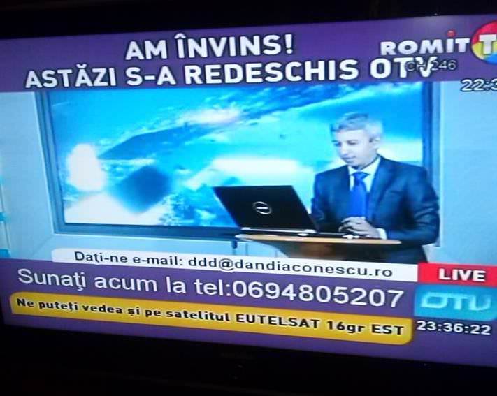 otv a revenit pe sticla! emite din sediul de la vatican!