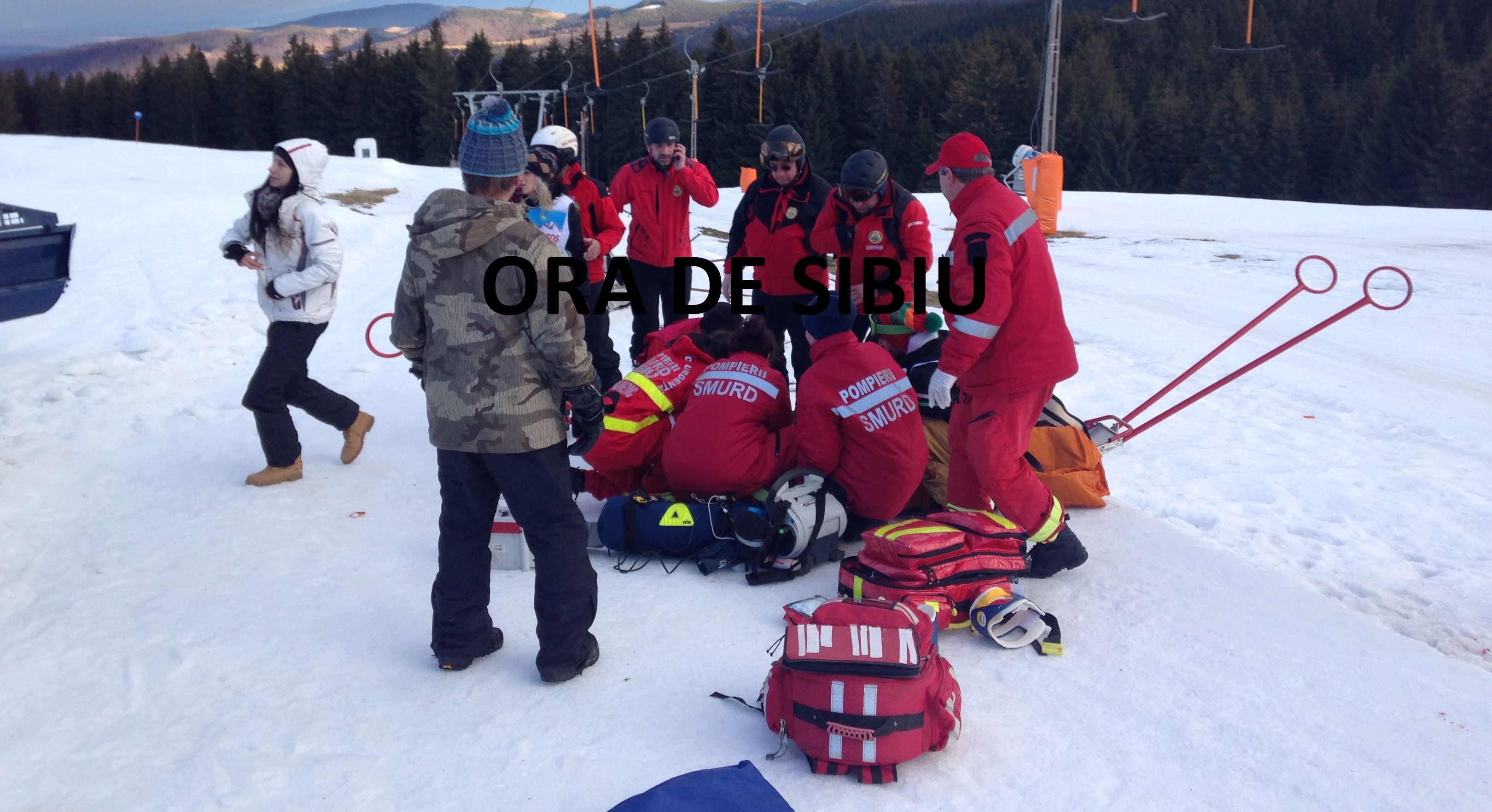 video foto doi tineri din alba grav răniți după un accident cu sania la păltiniș