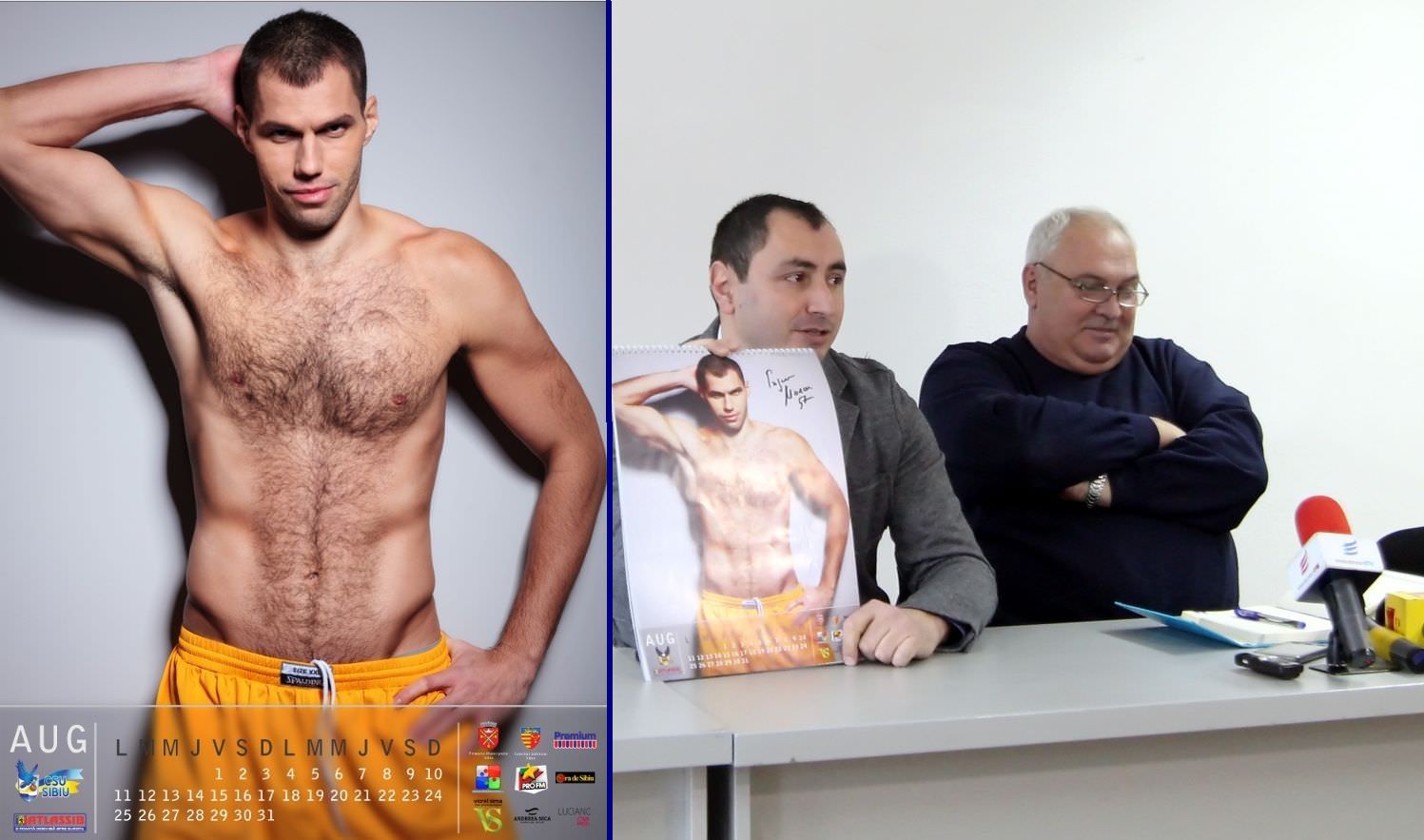 video foto baschetbaliștii de la csu sibiu fotografiați în ipostaze sexy și incitante