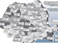 zece judeţe din românia au 70% din business şi 80% din angajaţii din companii.