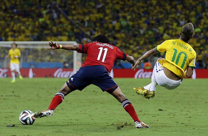 brazilia invinge columbia cu emotii pe final, scor 2-1