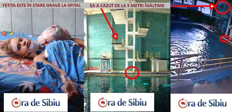 video foto tragedia de la bazinul olimpia. ce spune fetița căzută de la 5 metri și imagini cu nenorocirea produsă (imagini impresionante)