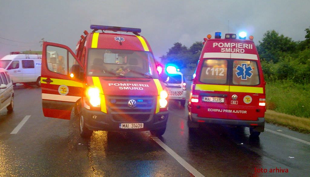 accident pe autostrada a1 la limita dintre județele sibiu și alba. cinci persoane sunt rănite!