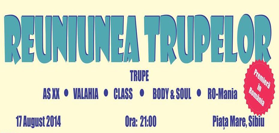 as xx, valahia, class, body& soul si ro-mania vin dumincă la sibiu la ”reuniunea trupelor”