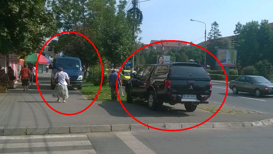 galerie foto ei sunt cei mai nesimțiți șoferi ai momentului în sibiu! uite cum parchează prin oraș!