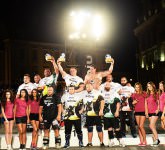 FOTO Cei mai puternici bărbați din lume, super spectacol în centrul Sibiului la Strongman Champions League (VIDEO)