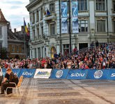 FOTO Cei mai puternici bărbați din lume, super spectacol în centrul Sibiului la Strongman Champions League (VIDEO)