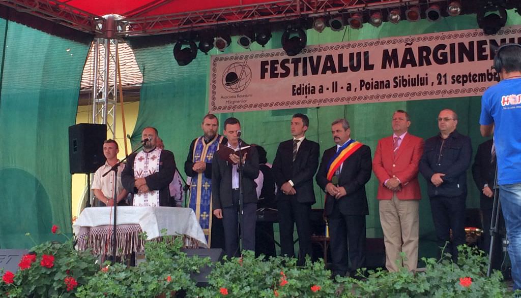 Mircea Cazan la Festivalul Mărginenilor: De câte ori vin aici, în Poiana Sibiului, vin ca acasă