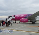 video foto primul zbor wizz air de la dortmund la sibiu. imagini unice de la plecare și la aterizare!