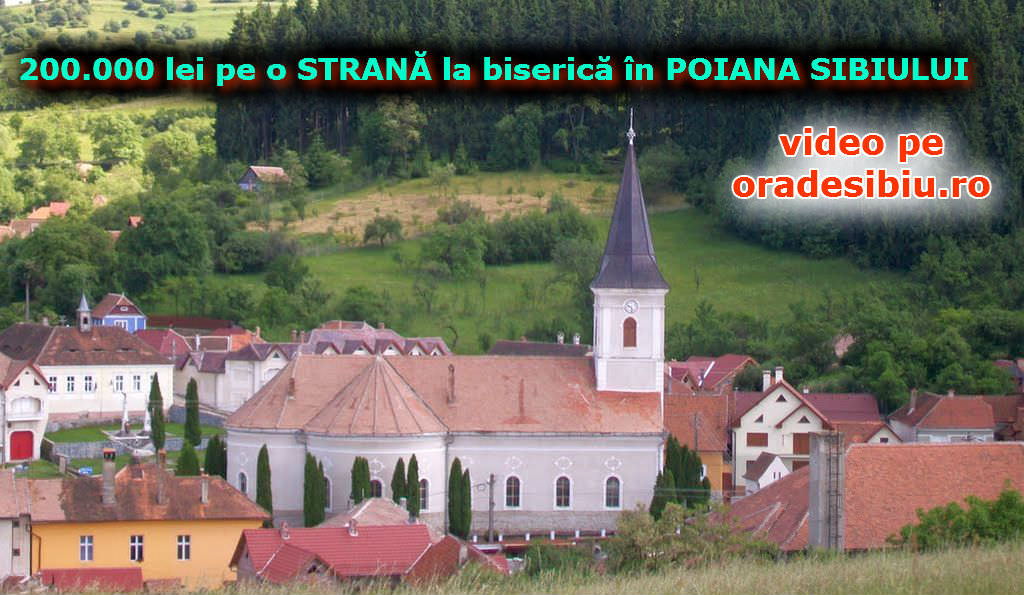 video povestea stranei de biserică ce a costat 200.000 de lei la poiana sibiului. reacția localnicilor!