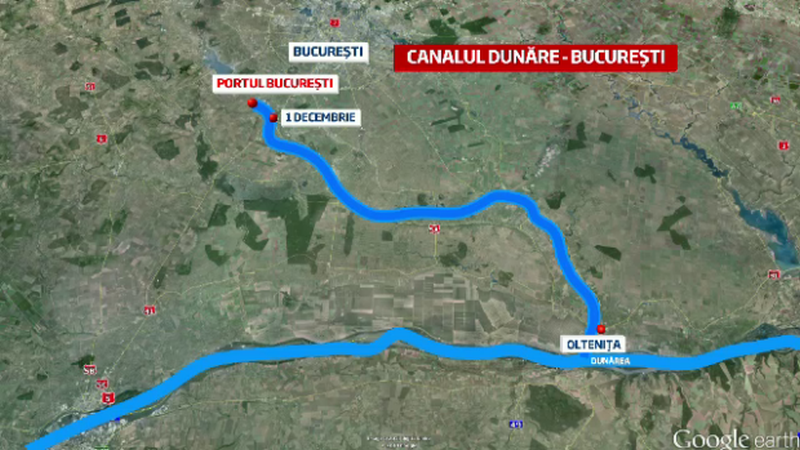 proiectul canalul bucuresti-dunare gandit de ceausescu inainte de 1989 vi fi reluat dupa 2030!