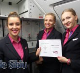 video foto primul zbor wizz air de la dortmund la sibiu. imagini unice de la plecare și la aterizare!