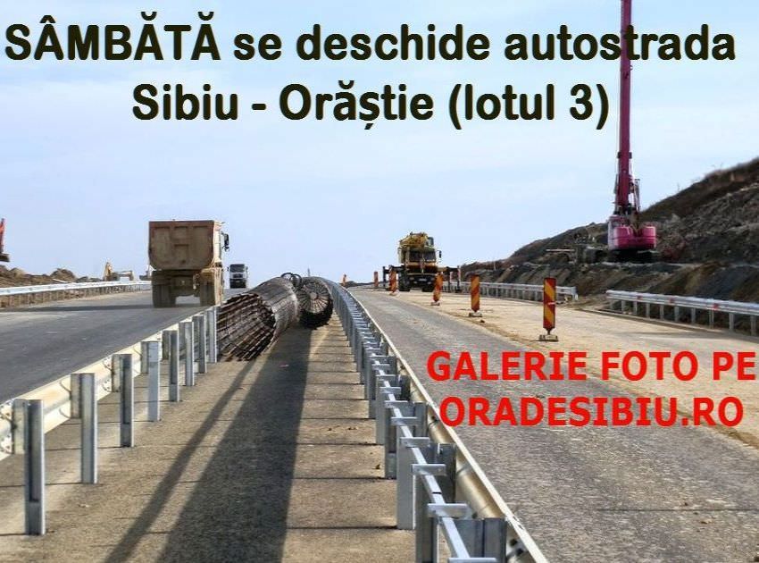 autostrada săliște – cunța, deschisă traficului doar de vineri de la ora 16:00. iată cum arată acum tronsonul! (foto)