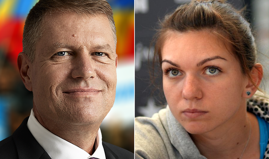 iohannis a acceptat provocarea simonei halep. cântă imnul național împreună!