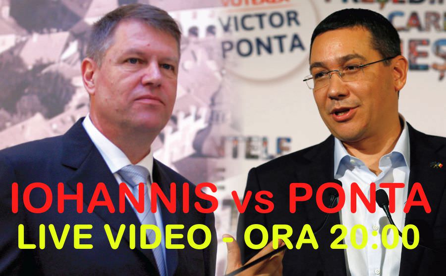 iohannis merge la b1tv pentru o nouă dezbatere cu ponta. vezi live-video transmisia!