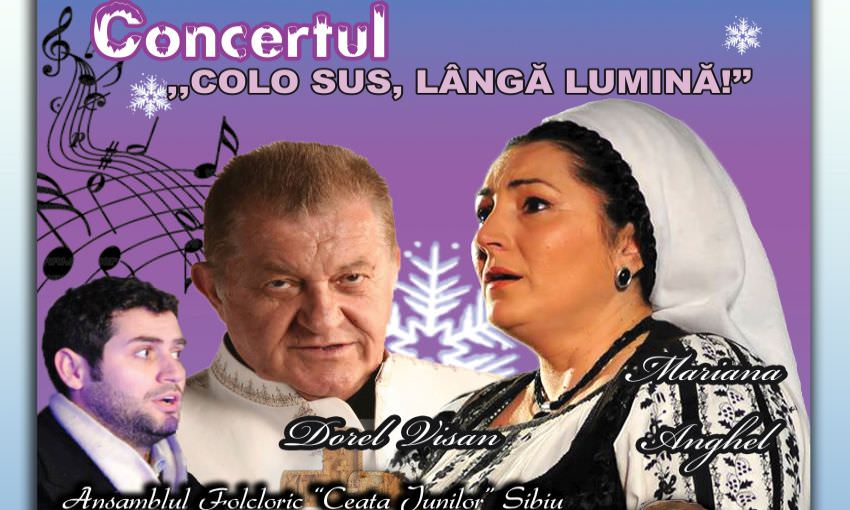 concert de colinde "colo sus, lângă lumină!" la casa de cultură a sindicatelor