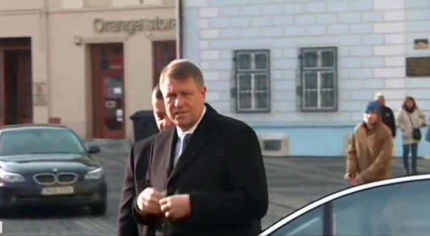 video ce a făcut președintele iohannis în ziua de crăciun la sibiu