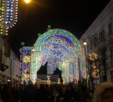 video foto spectaculos: sibiu, orașul luminilor - vezi deschiderea sibiu light&more!