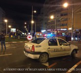 accident grav pe bulevardul mihai viteazu - video - au zburat peste giratoriu! - galerie foto