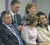 video foto carmen și klaus iohannis din nou la tenis în sala transilvania