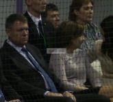 video foto carmen și klaus iohannis din nou la tenis în sala transilvania