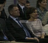 video foto carmen și klaus iohannis din nou la tenis în sala transilvania